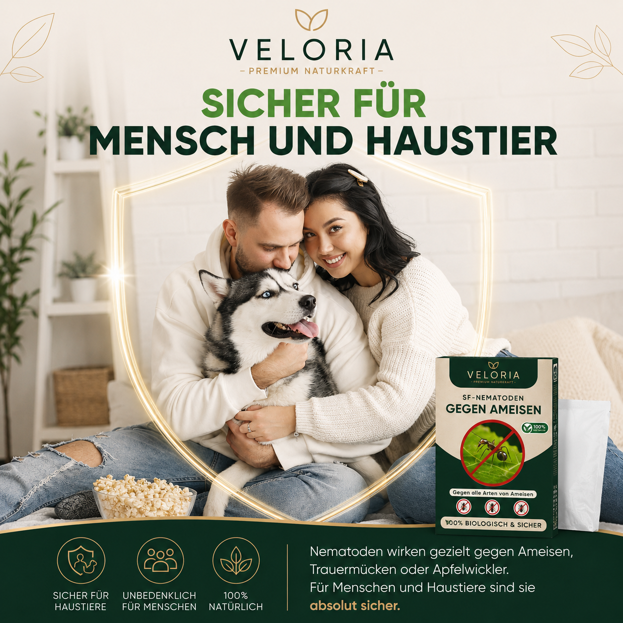VELORIA SF-Nematoden gegen Ameisen – Detailansicht